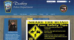 Desktop Screenshot of duxburypolice.org